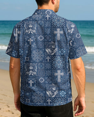 Sacred Cross Bandana Hawaiian Shirt