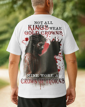 Not All Kings Wear Gold Crowns All Over Print T-Shirt