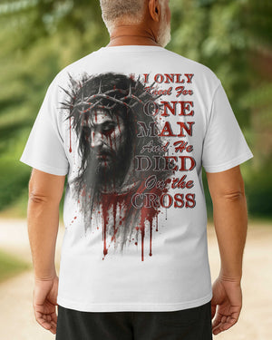 I Only Kneel For One Man He Died On The Cross All Over Print T-Shirt