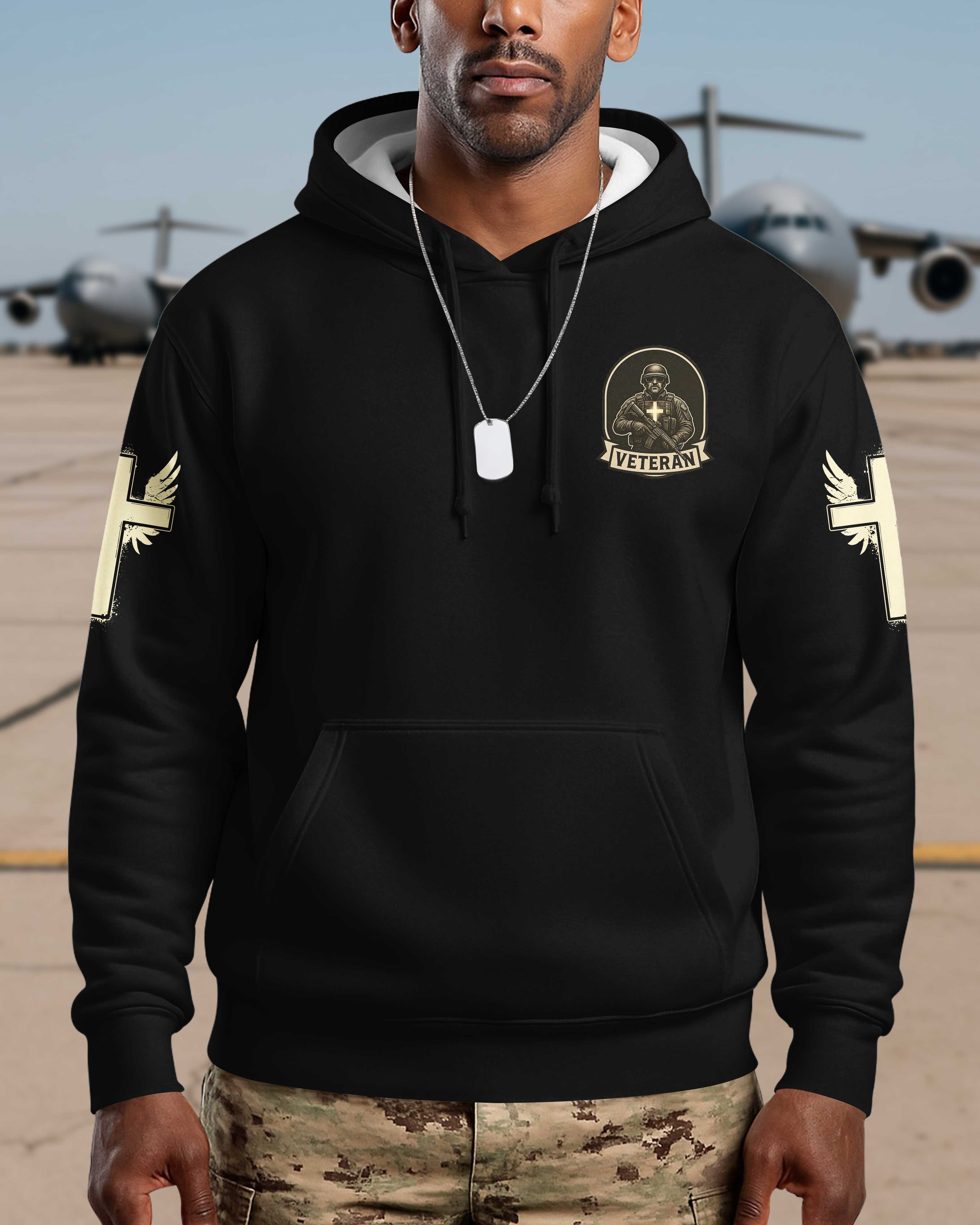 God Took The Strongest Americans All Over Print Hoodie