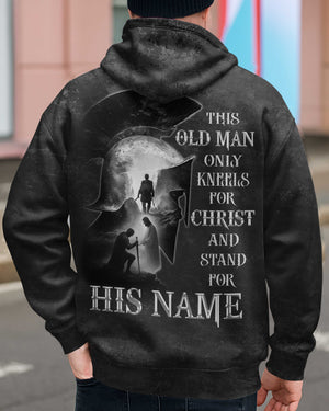 Kneel for Christ and Stand For His Name Shirt