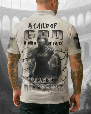 A Child Of God A Man Of Faith A Warrior Of Christ Shirt