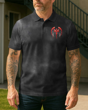 Forgiven All Over Print Polo Shirt