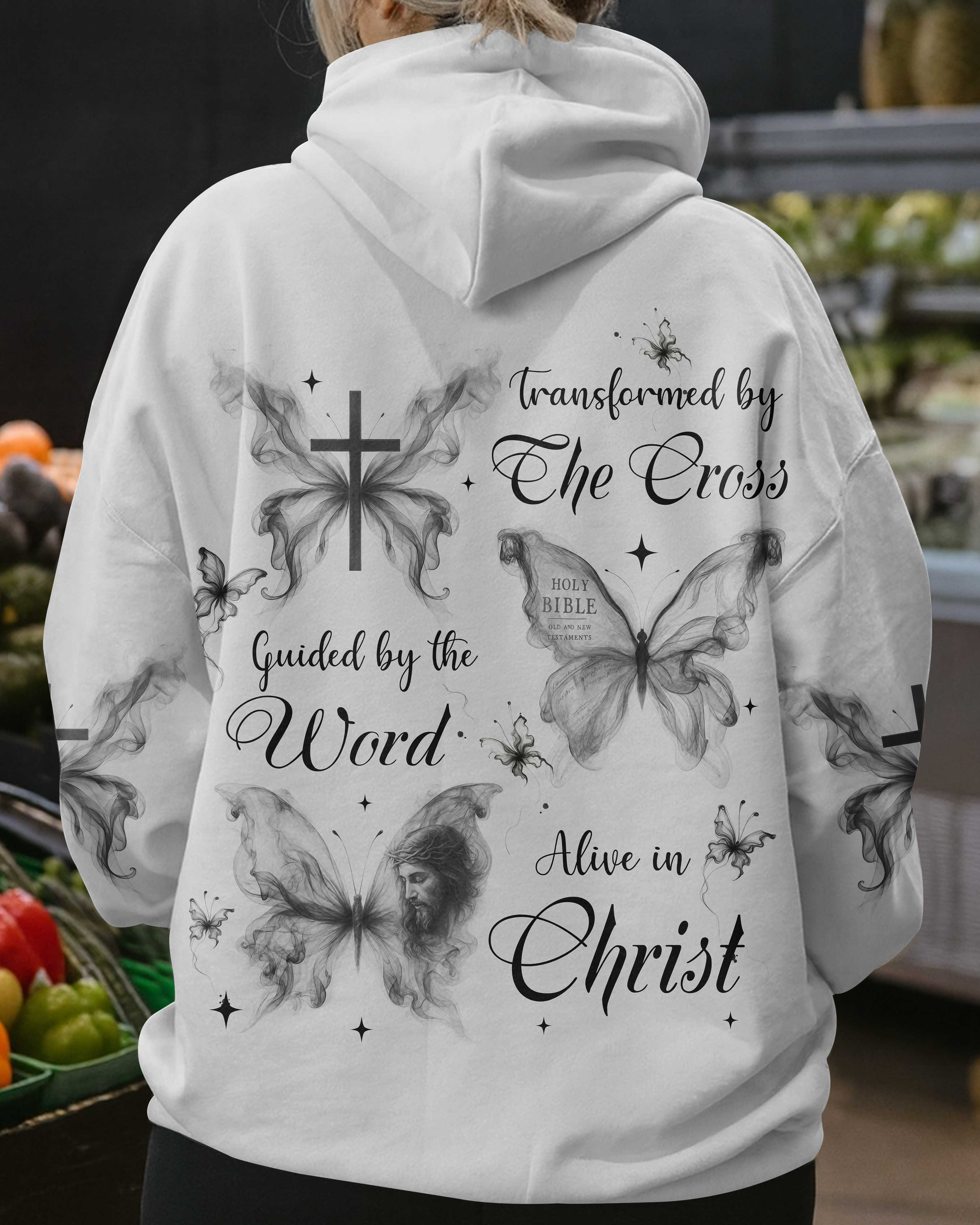 Transformed By The Cross Guided By The Word Alive In Christ Shirt