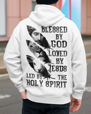 Blessed By God Loved By Jesus Led By The Holy Spirit Shirt