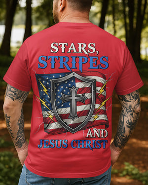 Stars. Stripes and Jesus Christ T-shirt