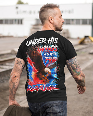 Under His Wings You Will Find Refuge T-Shirt