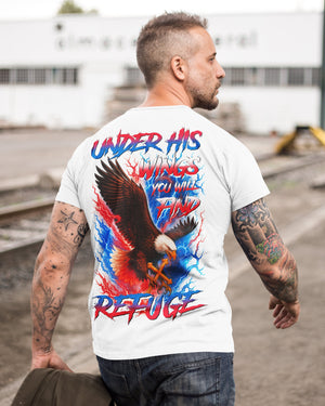 Under His Wings You Will Find Refuge T-Shirt