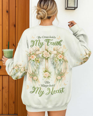The Cross Holds My Faith His Wings Hold My Heart Shirt
