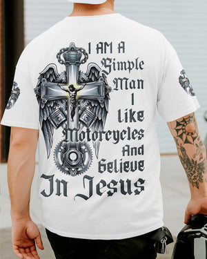 I Am A Simple Man All Over Print T-Shirt