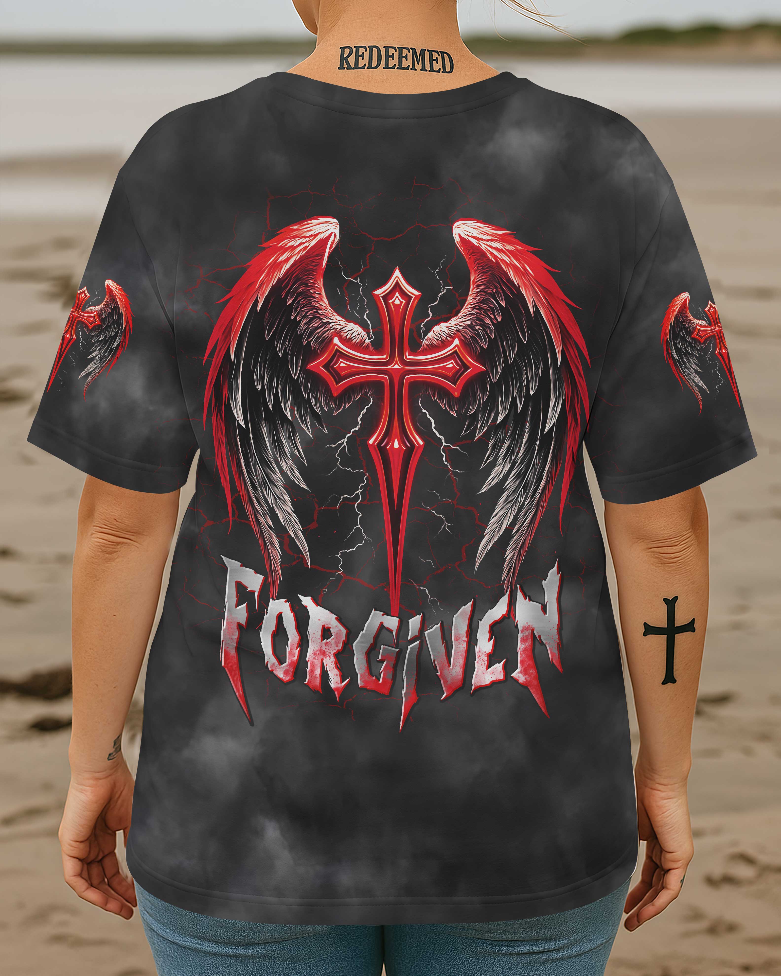 Forgiven All Over Print T-Shirt