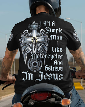 I Am A Simple Man All Over Print T-Shirt