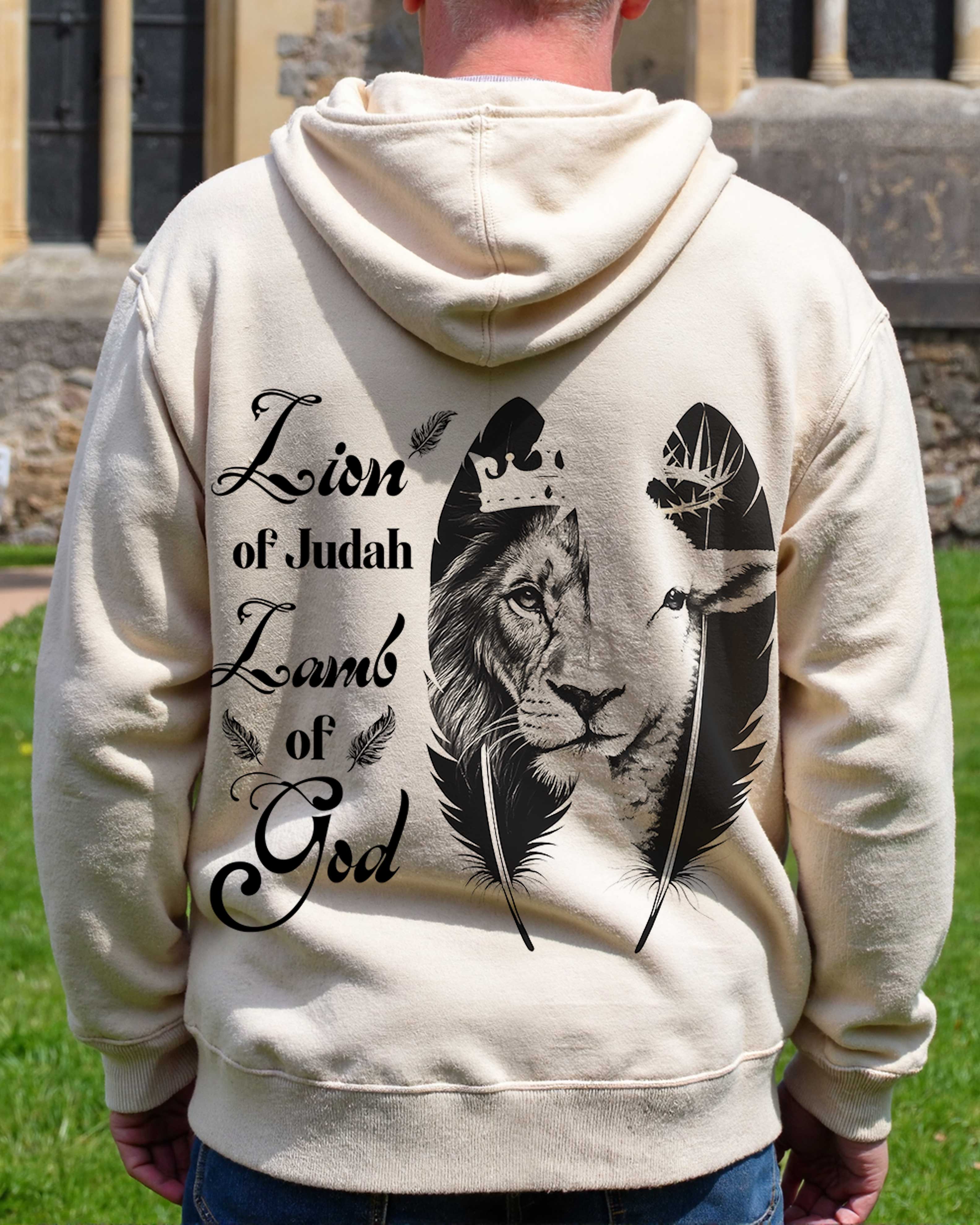 Lion Of Judah Lamb Of God All Over Print Hoodie