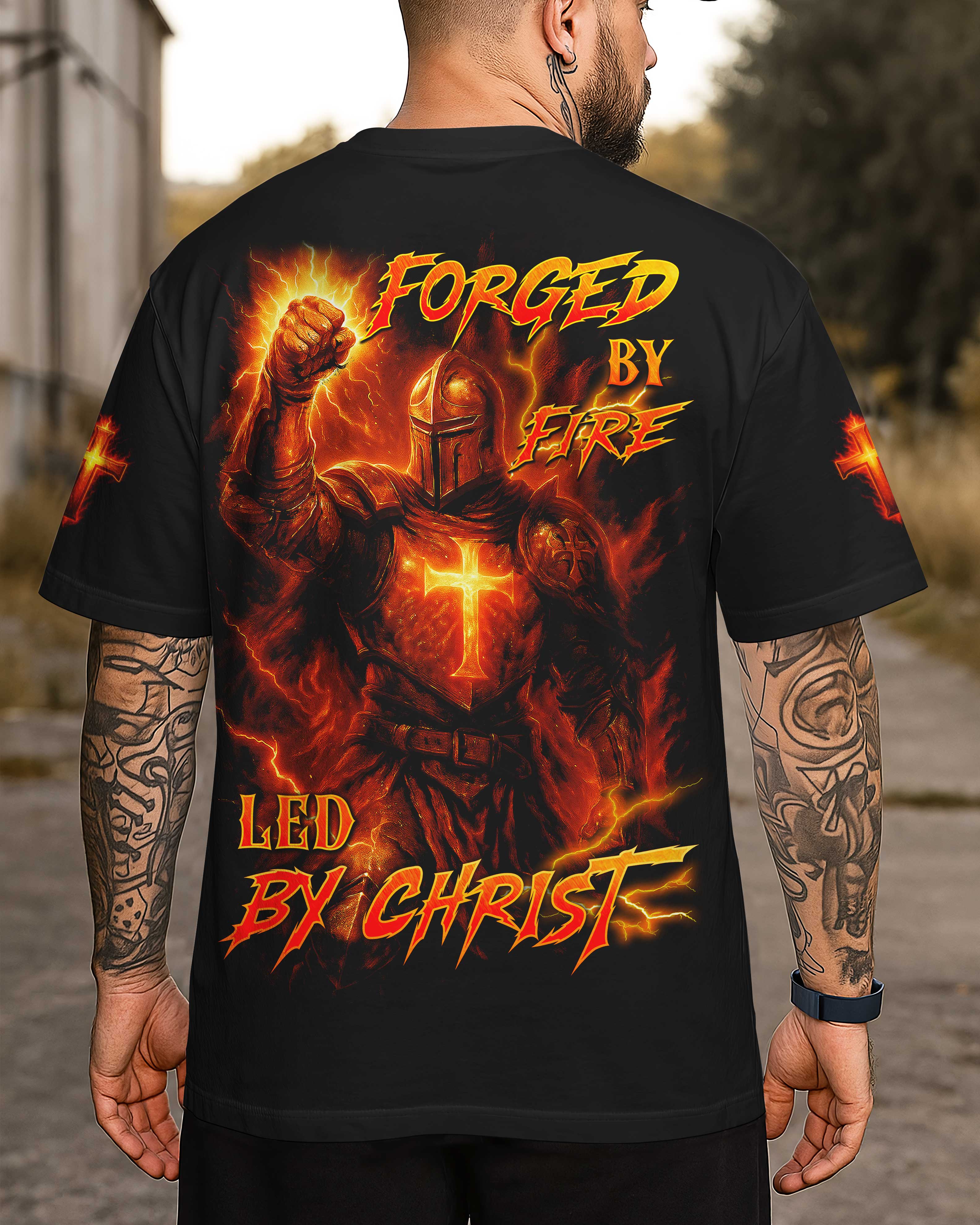Forged By Fire Led By Christ T-Shirt