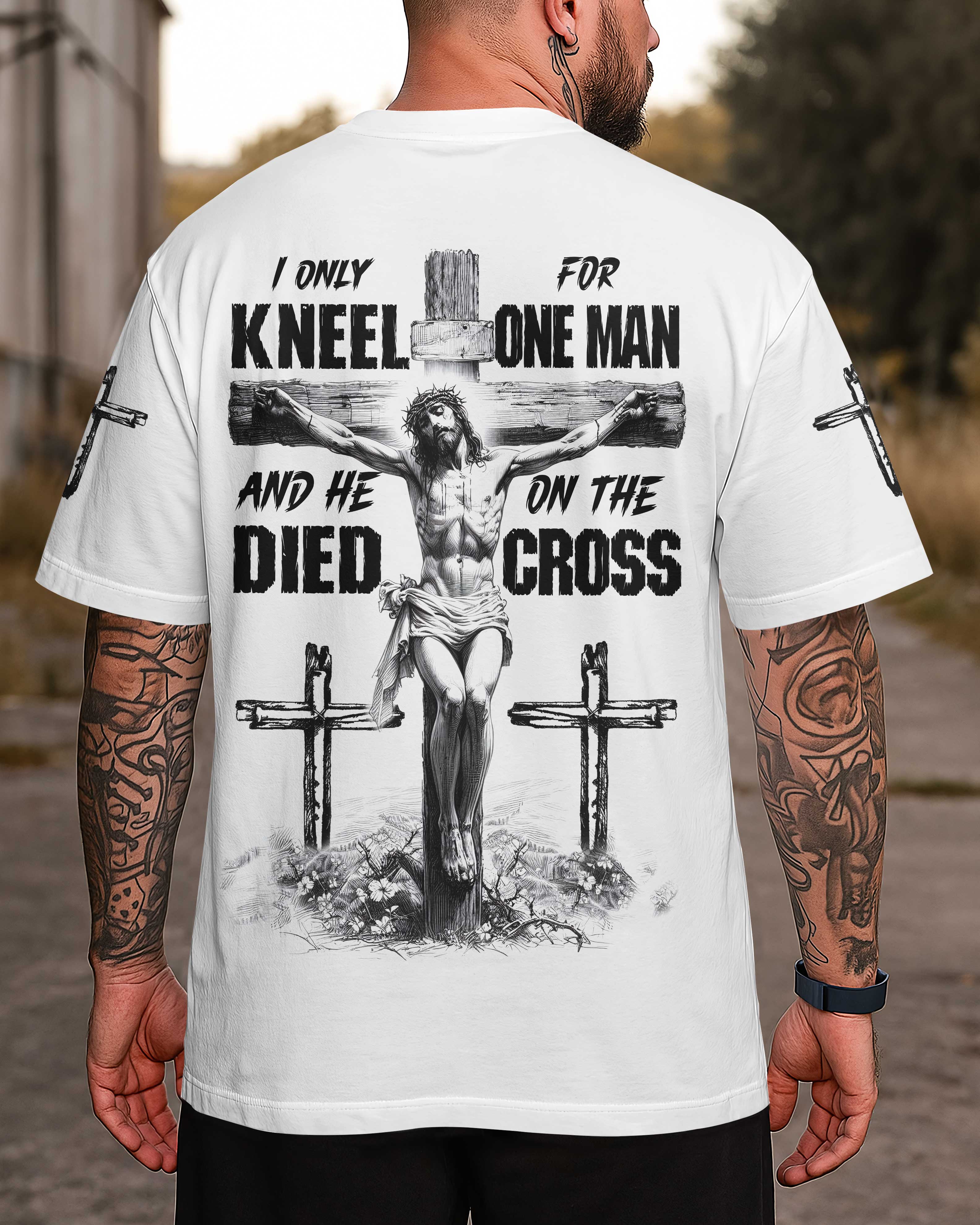 I Only Kneel For One Man All Over Print T-Shirt