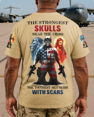 The Strongest Skulls Wear The Cross T-Shirt
