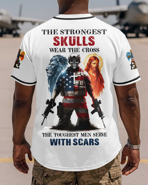 The Strongest Skulls Wear The Cross T-Shirt