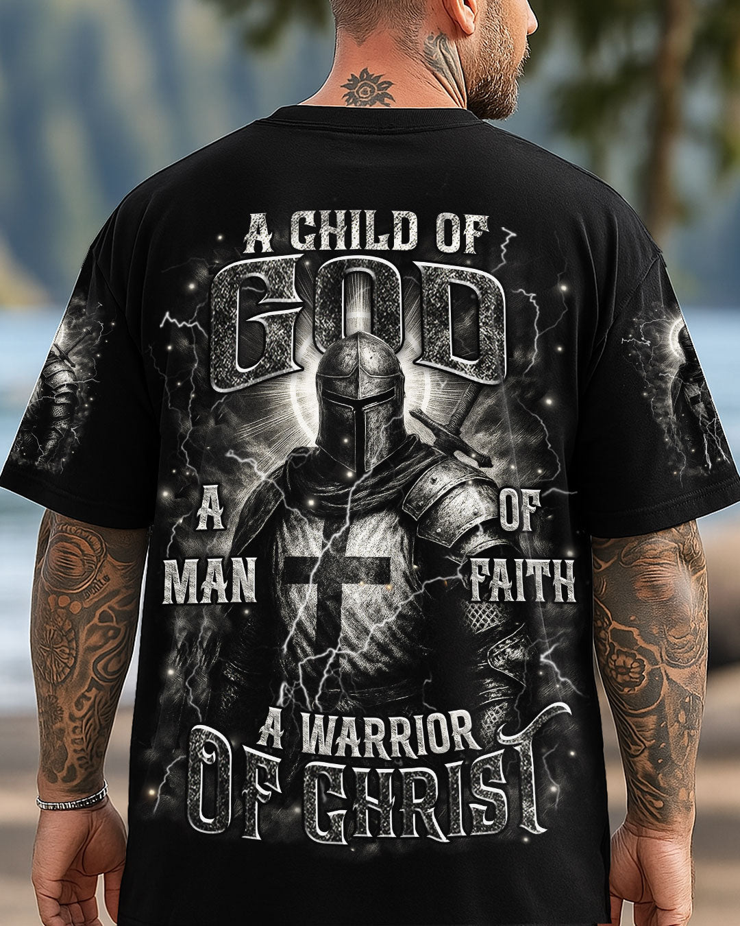 A Warrior Of Christ Men's All Over Print Shirt - Yhhn0107252