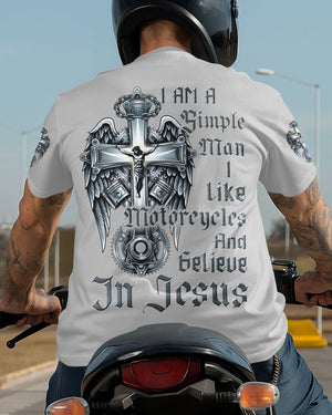 I Am A Simple Man All Over Print T-Shirt