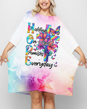 Holding On To God All Over Print Sleep Tee