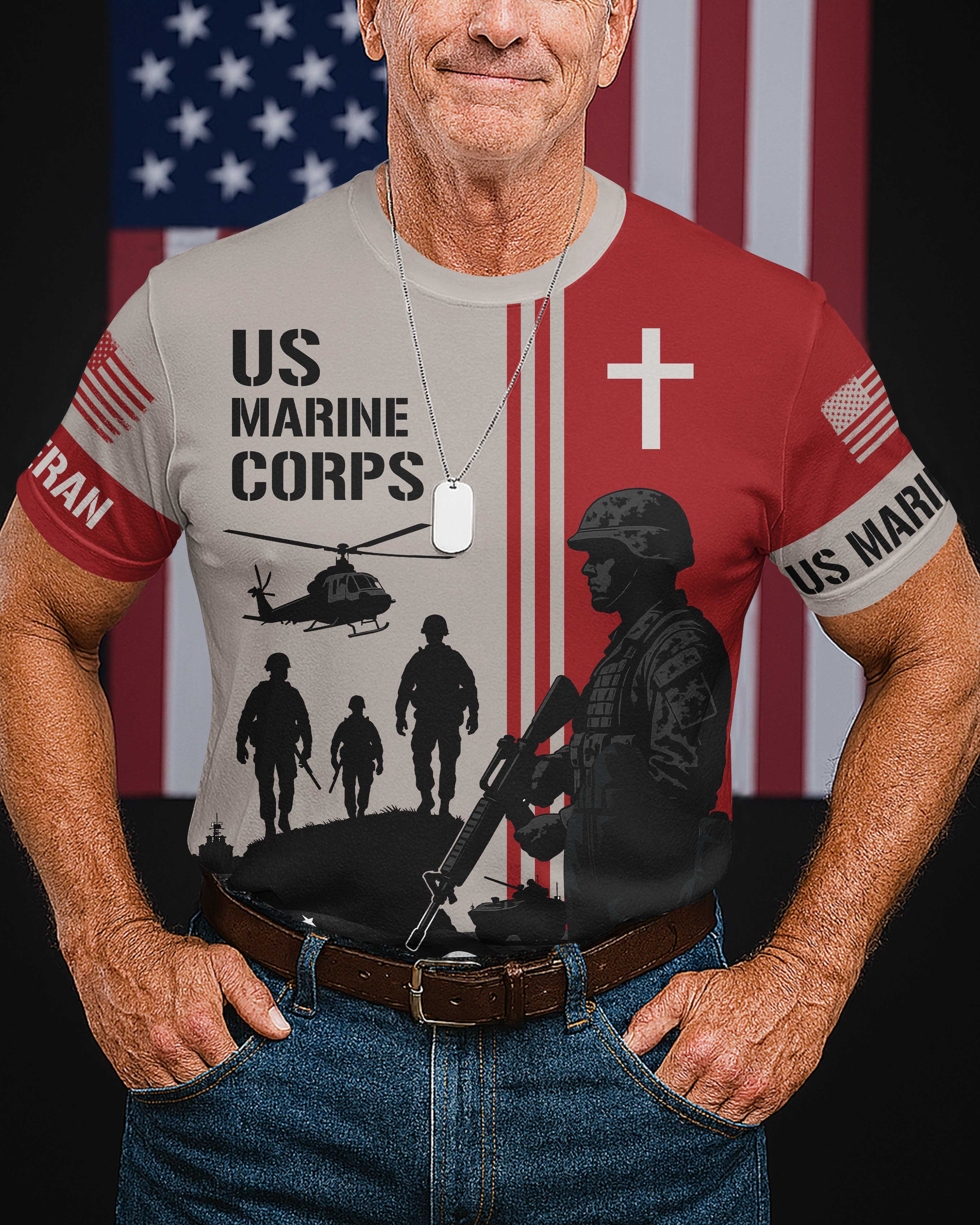 Blood, Sweet and Grace All Over Print T-Shirt