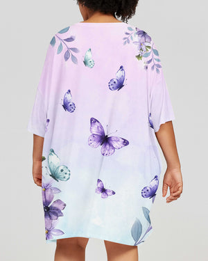 Blessed By God All Over Print Sleep Tee