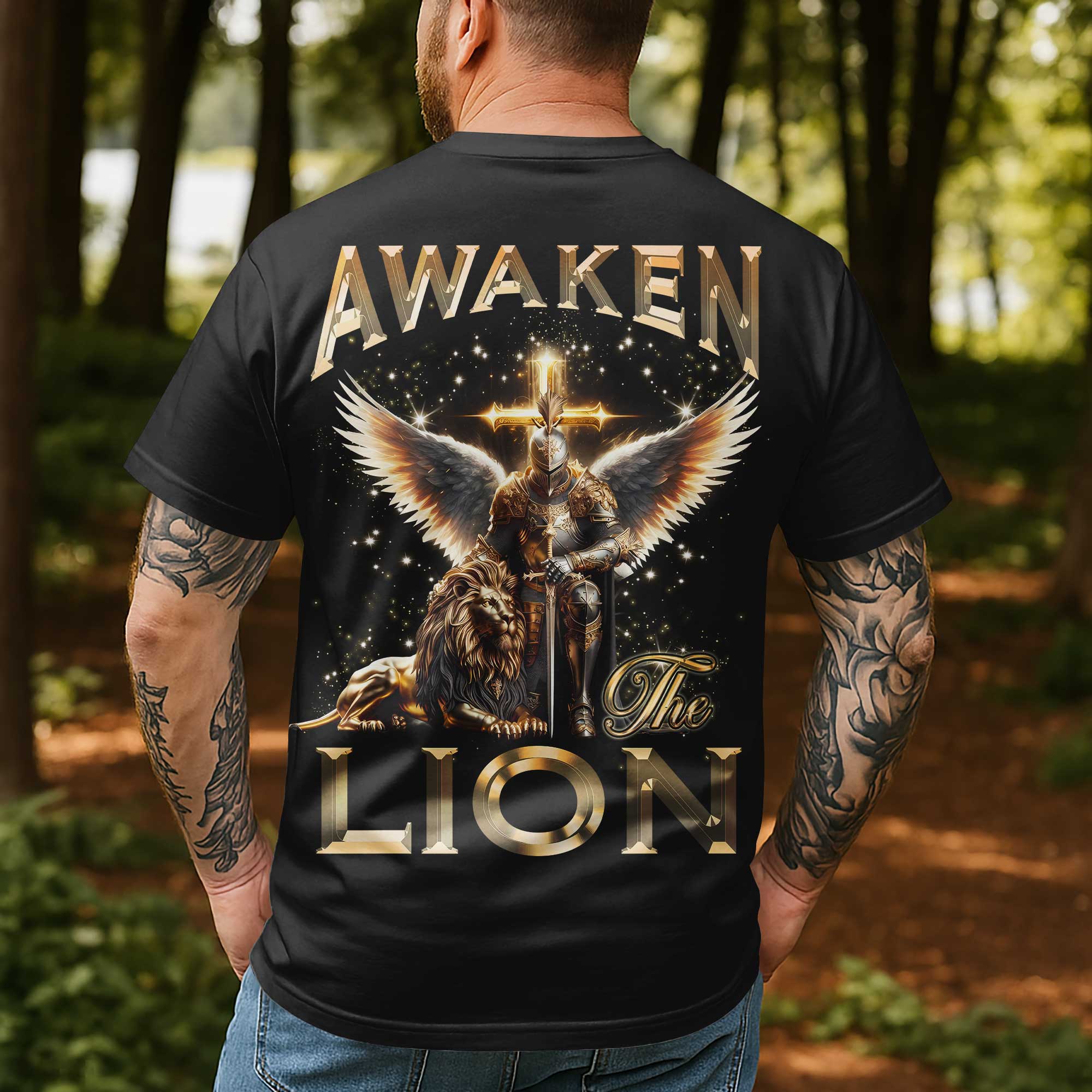 Awaken The Lion All Over Print T-shirt