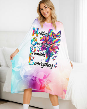 Holding On To God All Over Print Sleep Tee