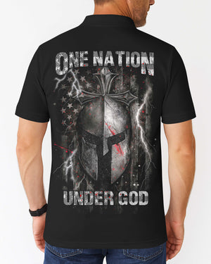 One Nation Under God All Over Print Polo