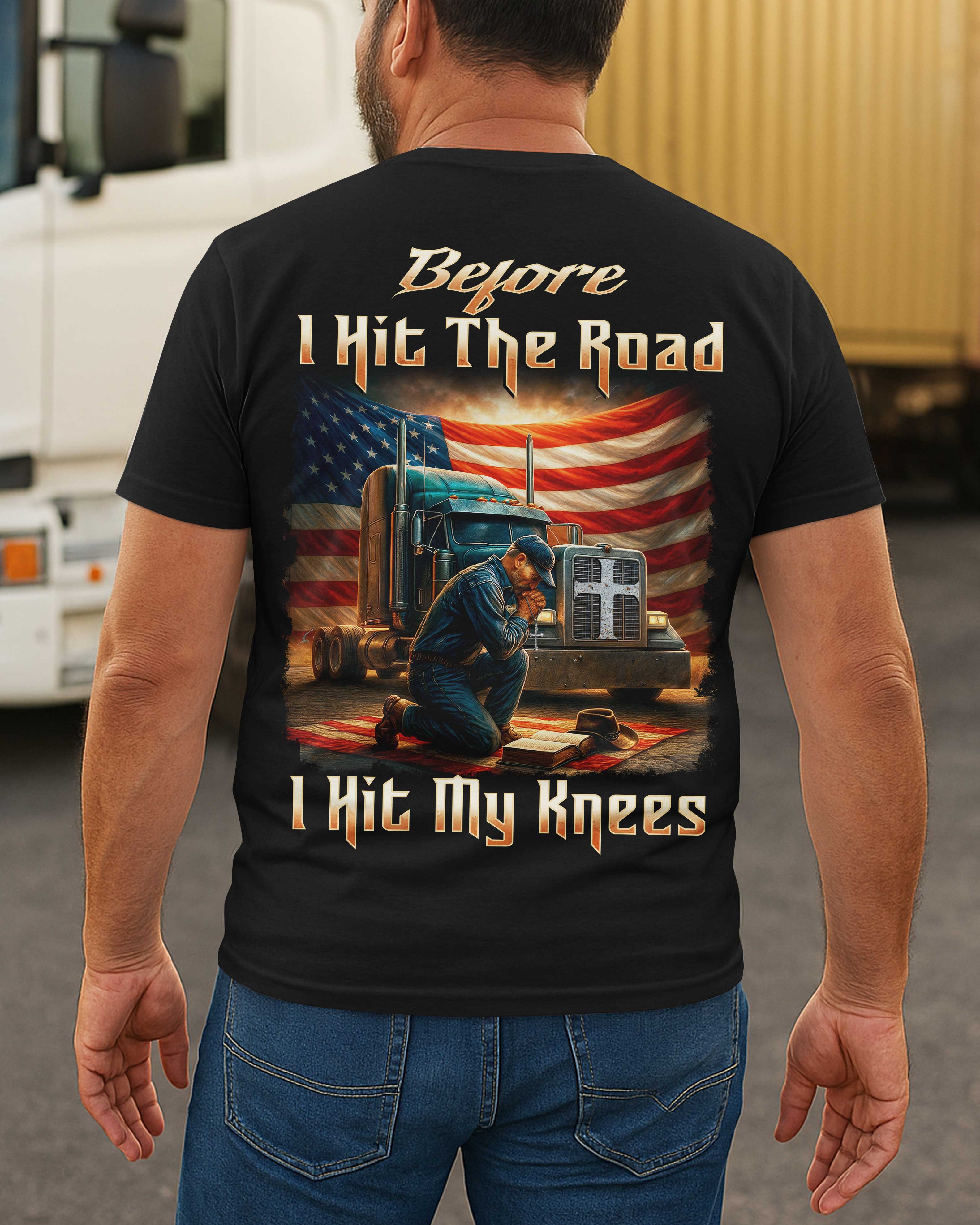 Before I Hit The Road All Over Print T-Shirt
