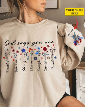 God Says You Are Sweater Gift For Her, Christian Sweater, Bible Verse