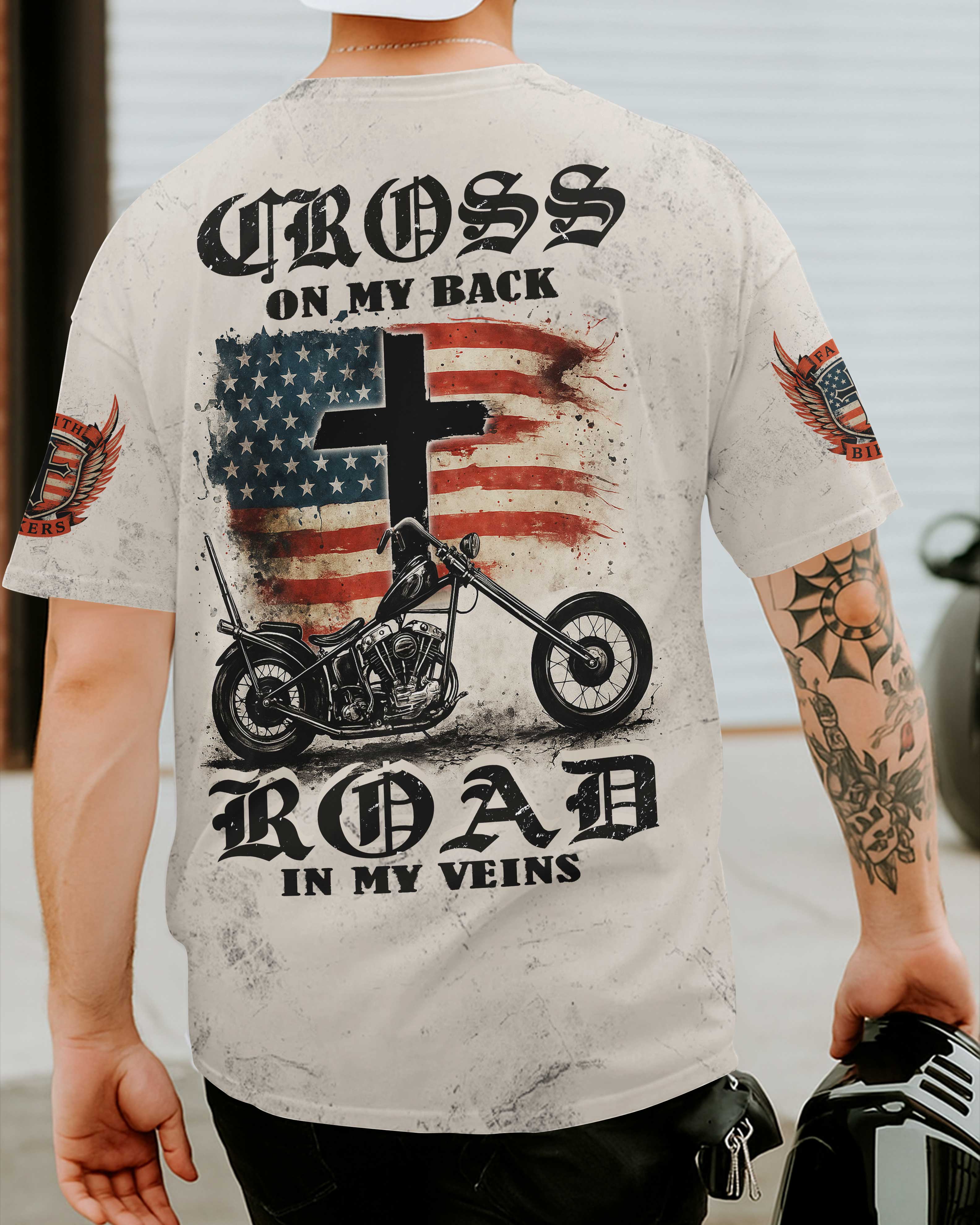 Cross On My Back All Over Print T-Shirt