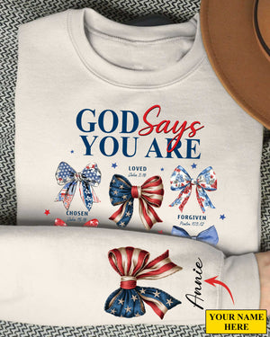 God Says You Are Sweater Gift For Her, Christian Sweater, Jesus God Gifts