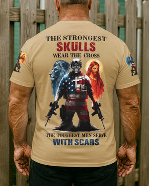 The Strongest Skulls Wear The Cross T-Shirt