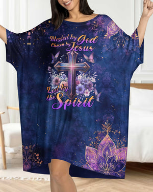 Blessed By God Chosen By Jesus All Over Print Sleep Tee