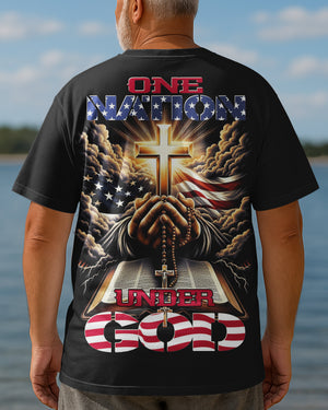 One Nation Under God All Over Print T-shirt1