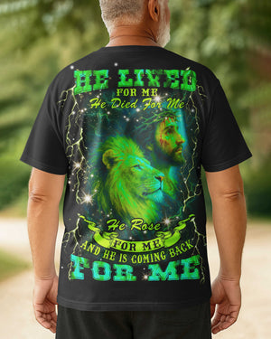He Is Coming Back For Me All Over Print T-Shirt