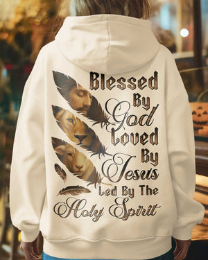 Blessed By God Loved By Jesus Led By The Holy Spirit Hoodie