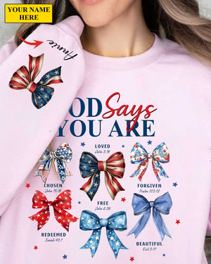 God Says You Are Sweater Gift For Her, Christian Sweater, Jesus God Gifts