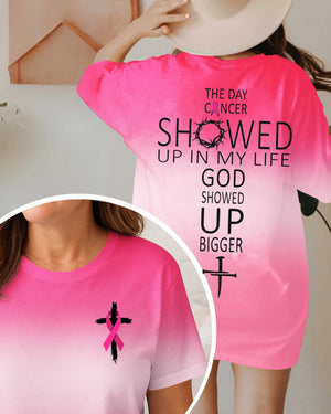 The Day Cancer Showed Up In My Life All Over Print T-Shirt