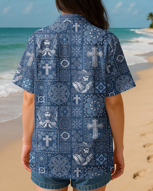 Sacred Cross Bandana Hawaiian Shirt