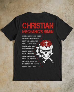 Christian Mechanic's Brain All Over Print T-Shirt