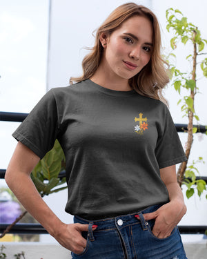 She Loves Jesus And America Too All Over Print T-Shirt