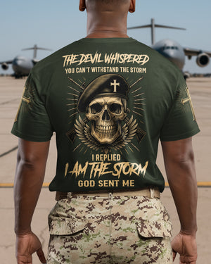 The Devil Whispered You Can't Withstand The Storm Shirt