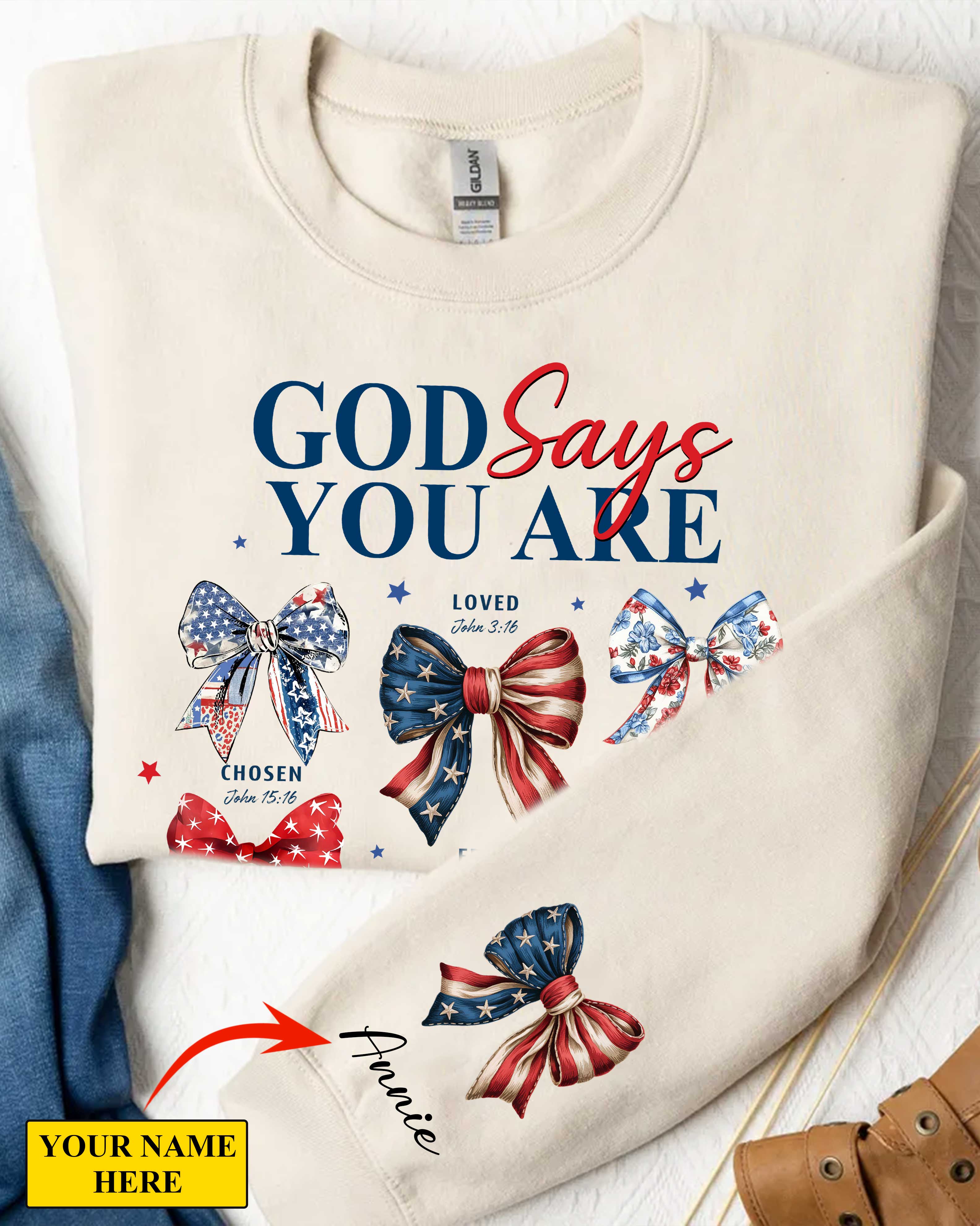 God Says You Are Sweater Gift For Her, Christian Sweater, Jesus God Gifts
