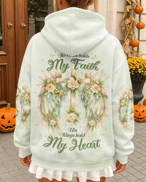 The Cross Holds My Faith His Wings Hold My Heart Shirt