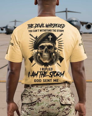 The Devil Whispered You Can't Withstand The Storm Shirt
