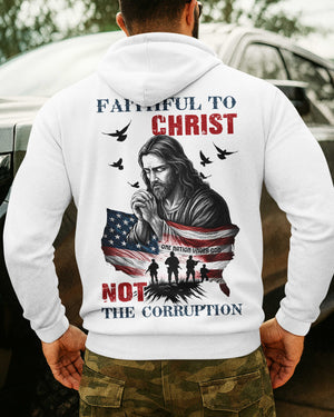 Faithful To Christ All Over Print Hoodie