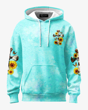 God Gifted Me Two Titles Mom And Grandma All Over Print Hoodie