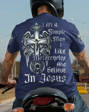 I Am A Simple Man All Over Print T-Shirt